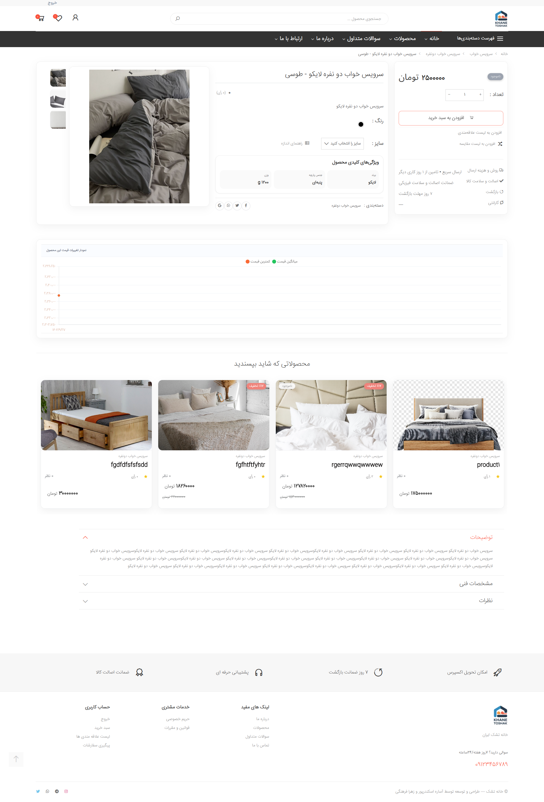 جزییات محصول